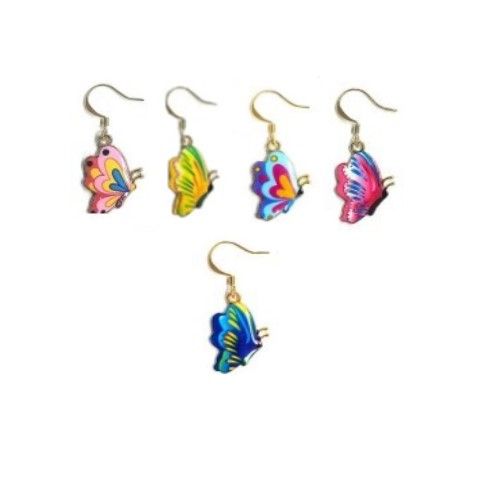 Earrings - Sidewing Butterflies
