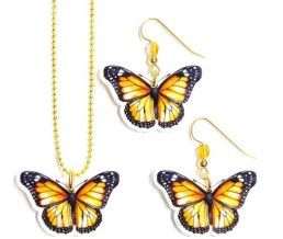 Jewelry - Monarch Necklace or Earrings