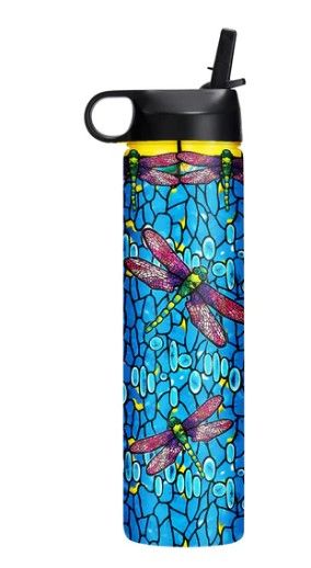 Water Bottle - 24 oz Tiffany Dragonfly