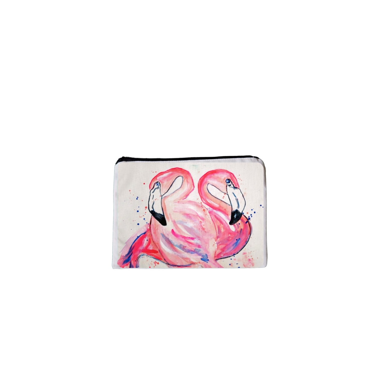 Pouch -Betsy&#39;s Flamingos