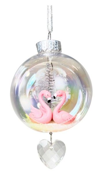 Ornament - Flamingo Duo