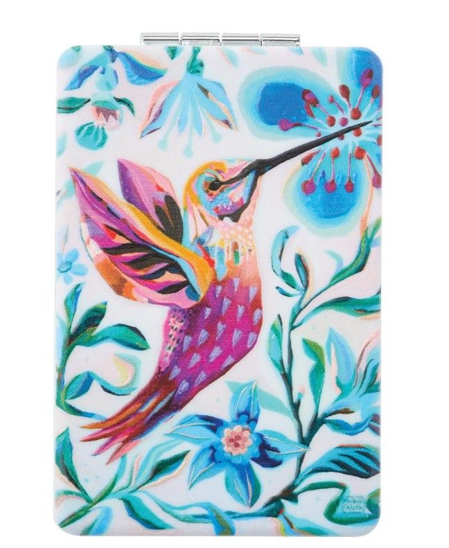 Compact Mirror - Hummingbird