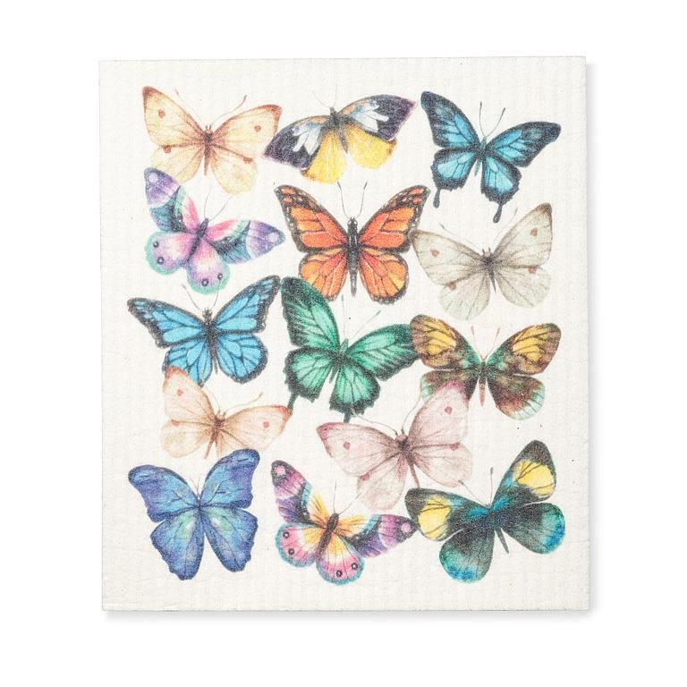 Dishcloth - Butterflies
