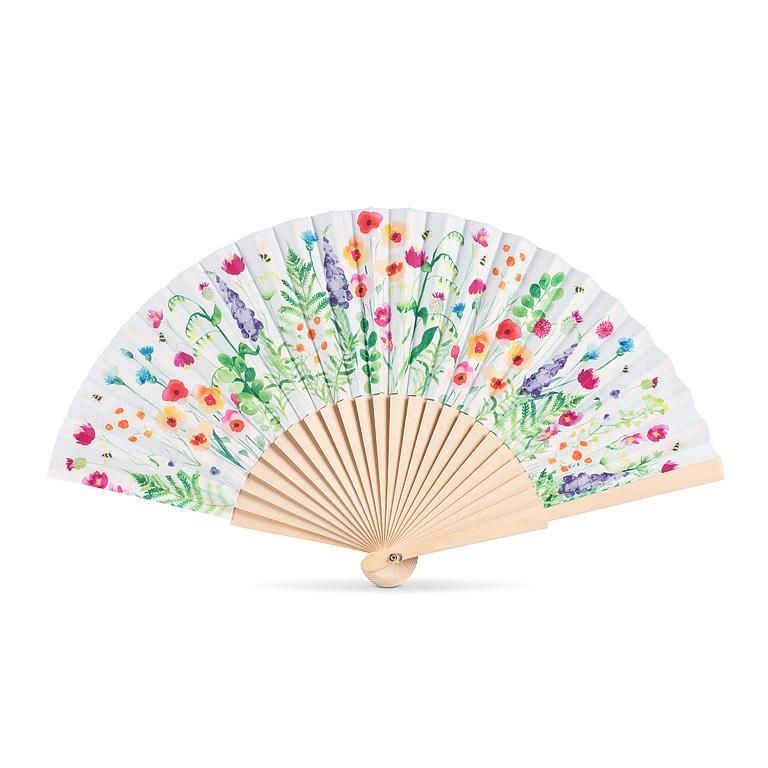 Hand Fan - Bee Garden