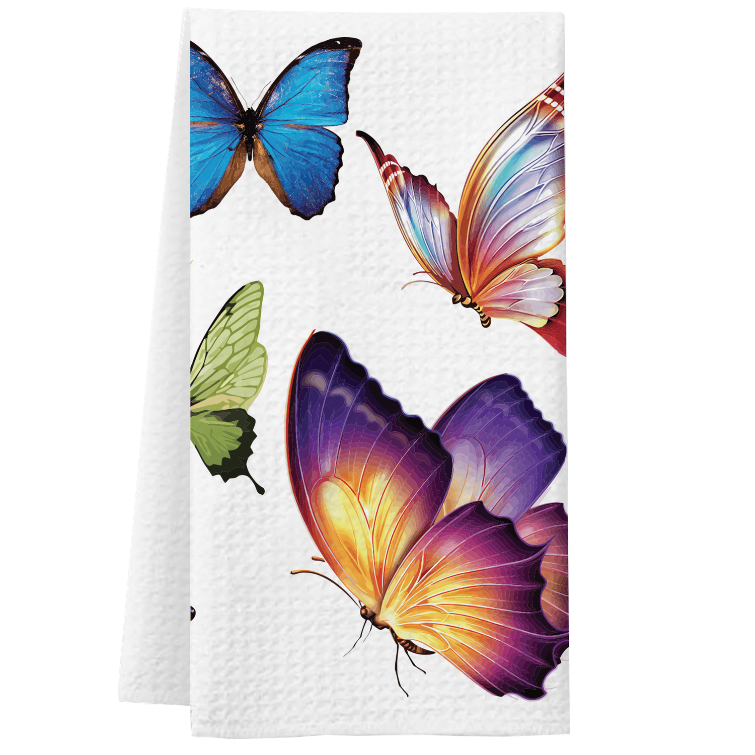 Dish Towel - Colorful Butterflies