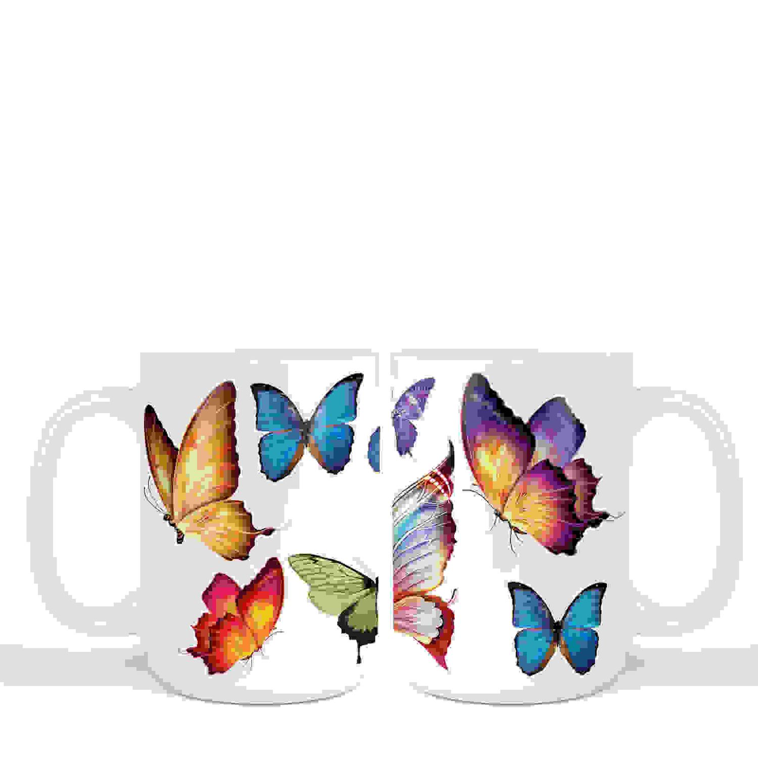 Mug - Colorful Butterflies