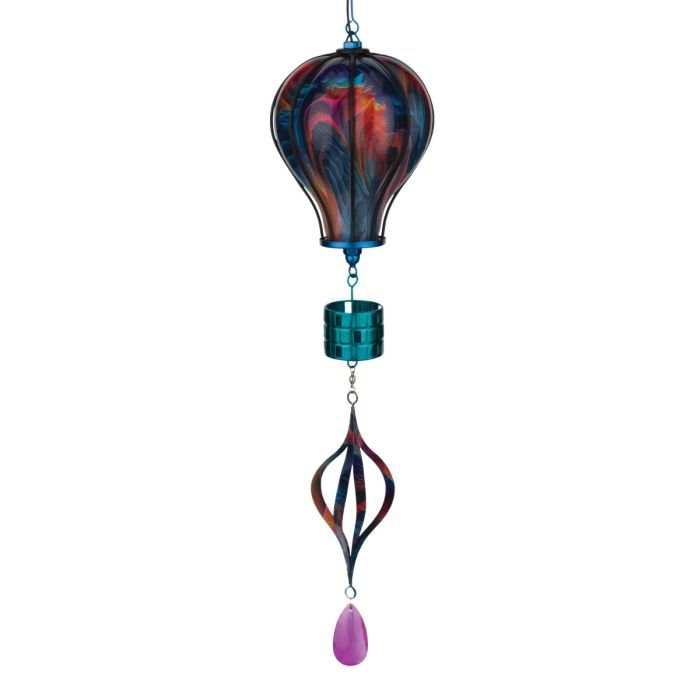Solar - Multi Color Hot Air Balloon Spinner