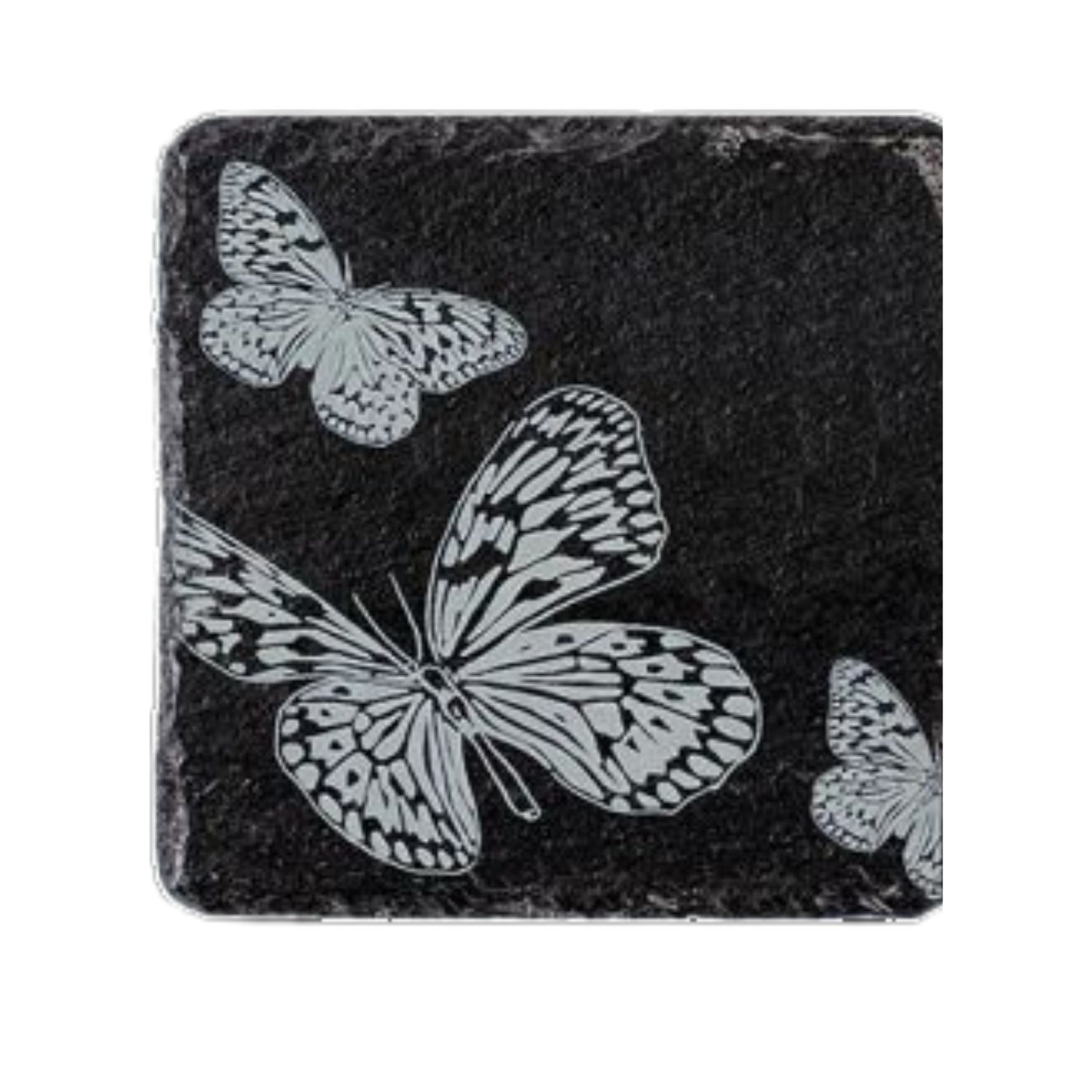 Coaster - Slate Butterfly