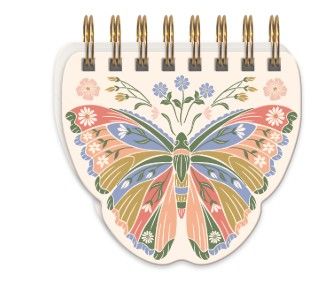 Notebook - Diecut Wildflower Meadow Butterfly