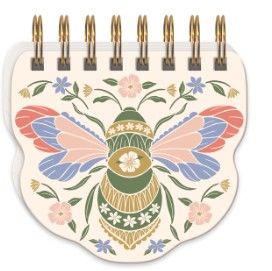 Notebook - Diecut Wildflower Meadow Bee