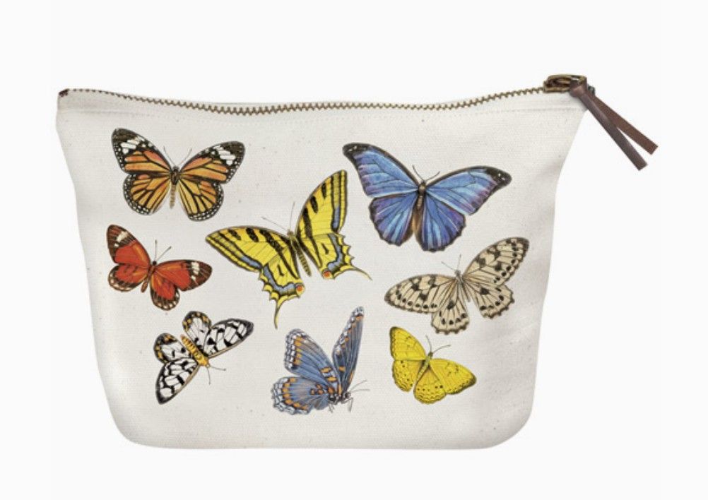 Pouch - Canvas Butterfly