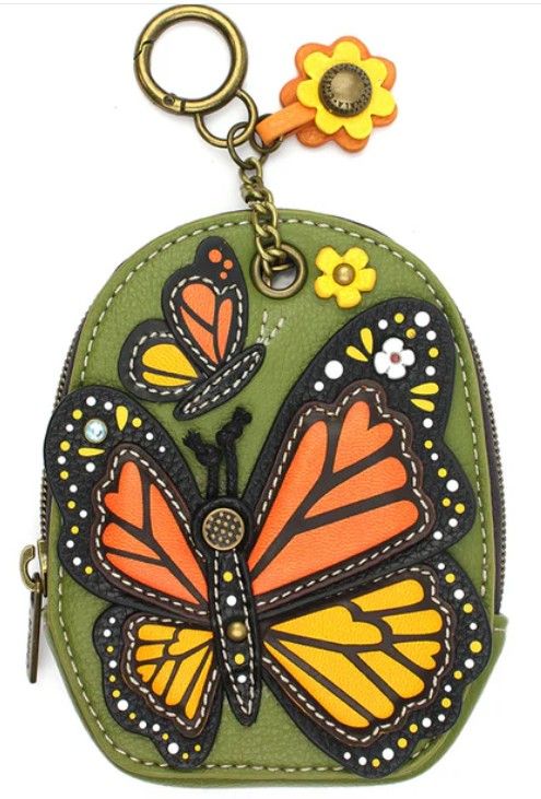 Chala - Mini Coin Purse Keychain Monarch