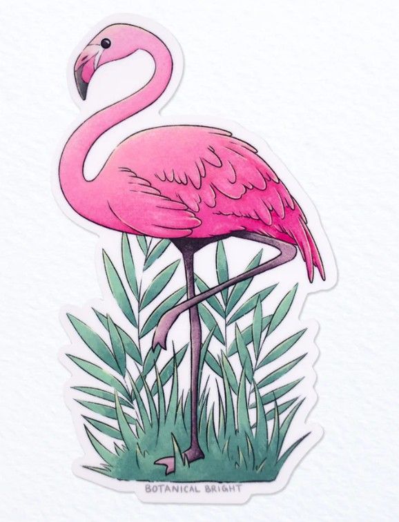 Sticker - Flamingo
