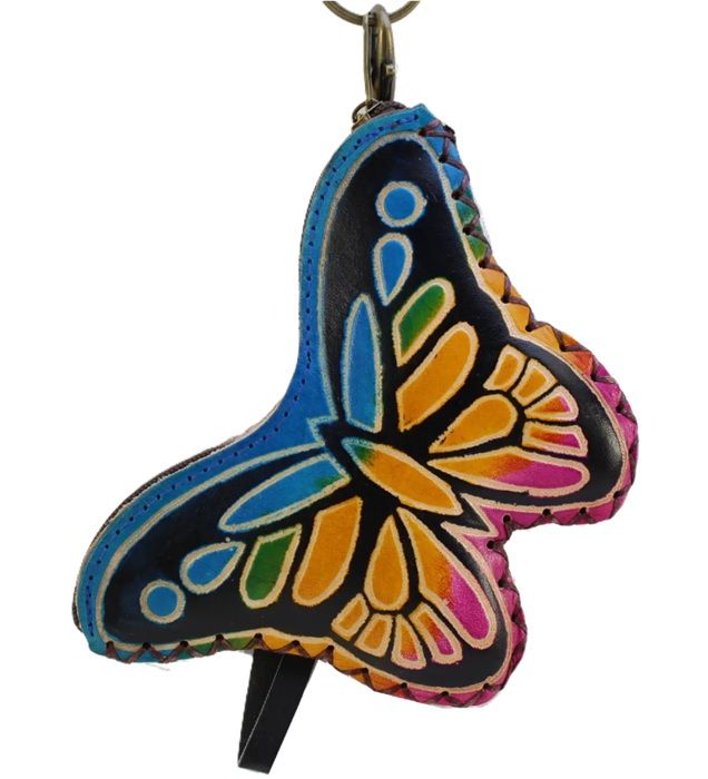 Wristlet - Butterfly Coin