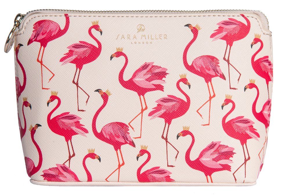 Cosmetic Bag - Flamingoes