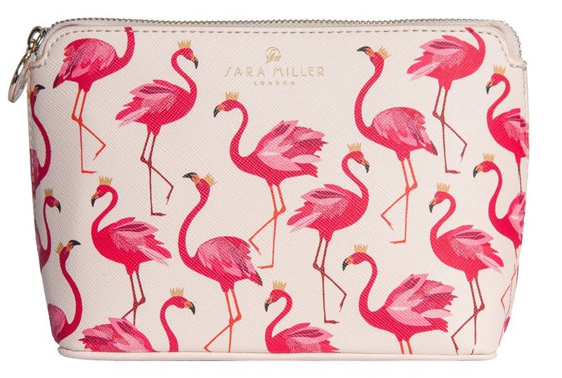Cosmetic Bag - Flamingoes