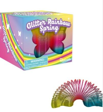Butterfly Glitter Rainbow Spring