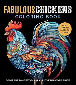 Book - Fabulous Chicken Coloring Book