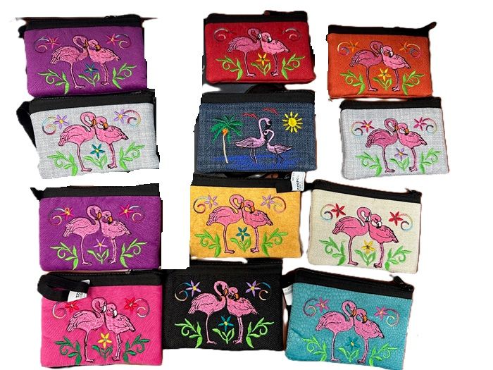 Coin Purses - Flamingoes
