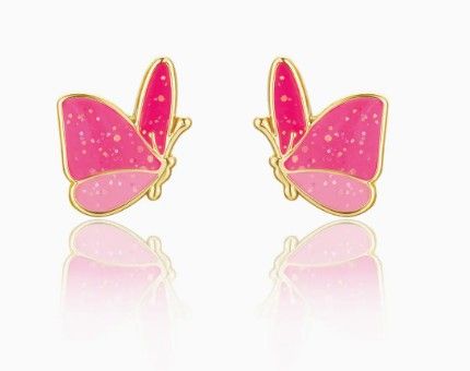 Earrings - Glitter Butterfly