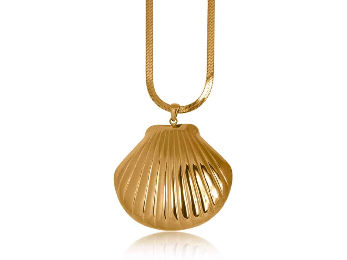 Necklace - Tamara Gold Shell