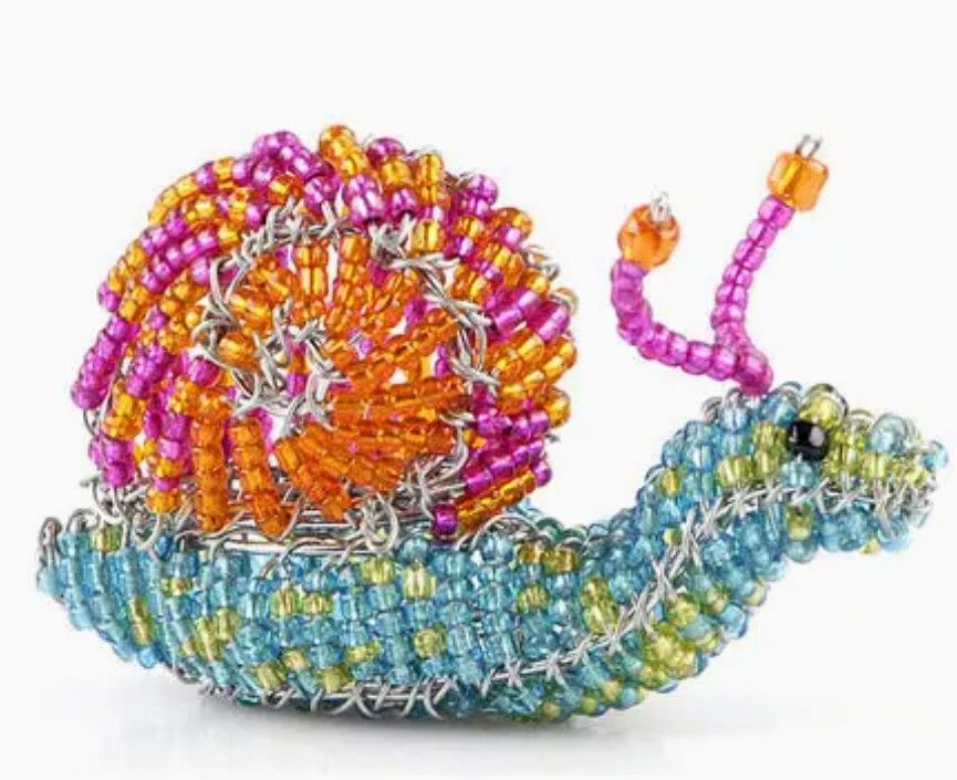 Figurine - Beaded Snail