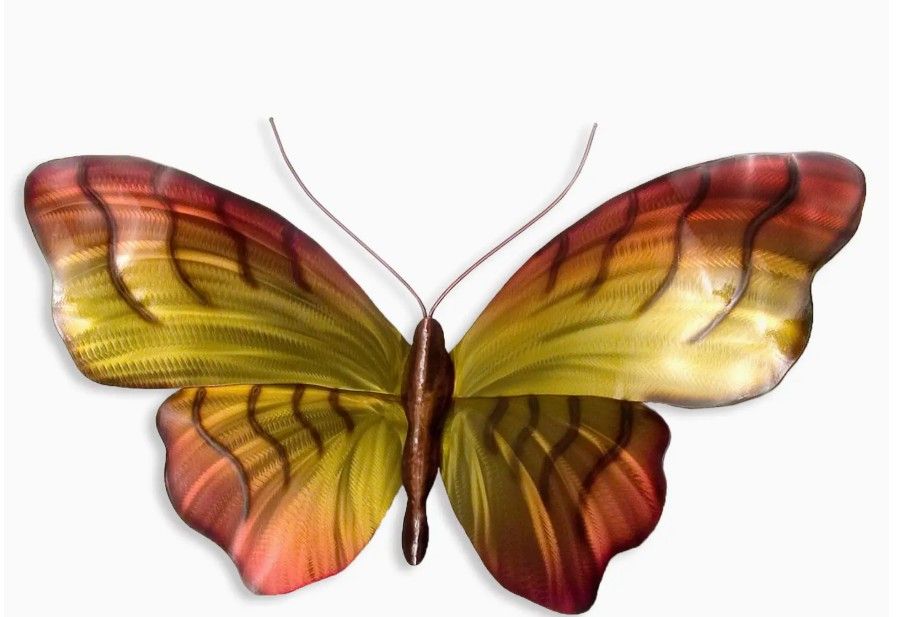 Copper Art - Zebra Butterfly