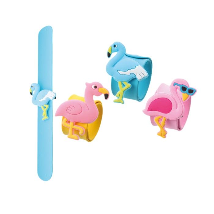 Slap Bracelet - Flamingoes
