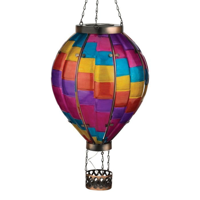 Solar - XL Colorful Striped Hot Air Balloon