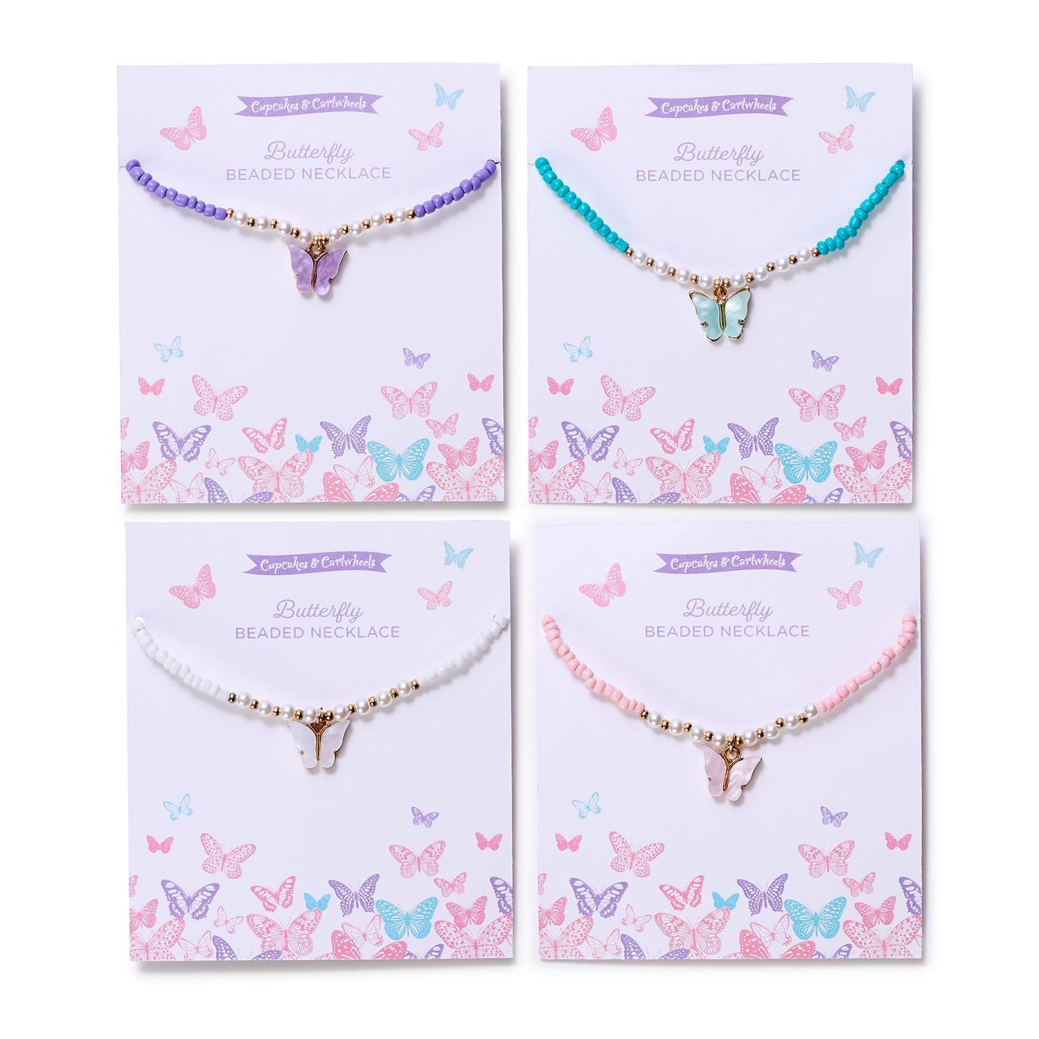 Necklace -Butterfly Beaded