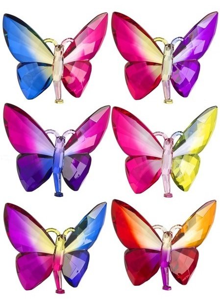 Acrylic Rainbow Butterfly