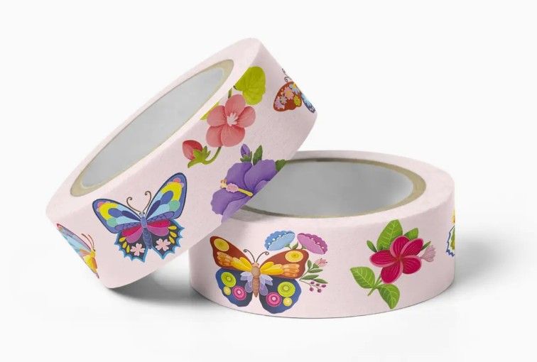 Washi Tape - Butterfly Focus Frosted Glitter