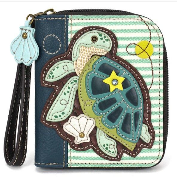 Wallet - Zip-Around Turtle A