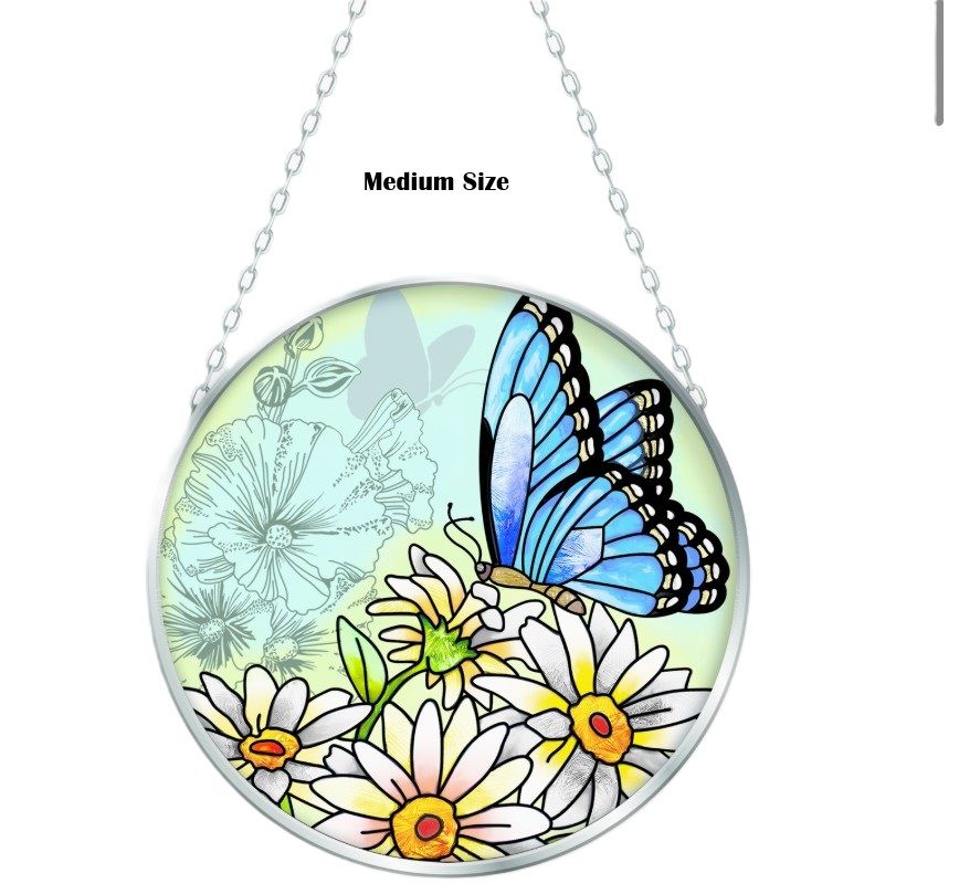 Suncatcher - Butterfly Garden Blue Morpho