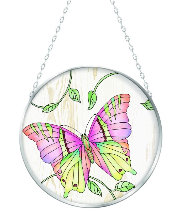 Suncatcher - Garden Jewel Pink