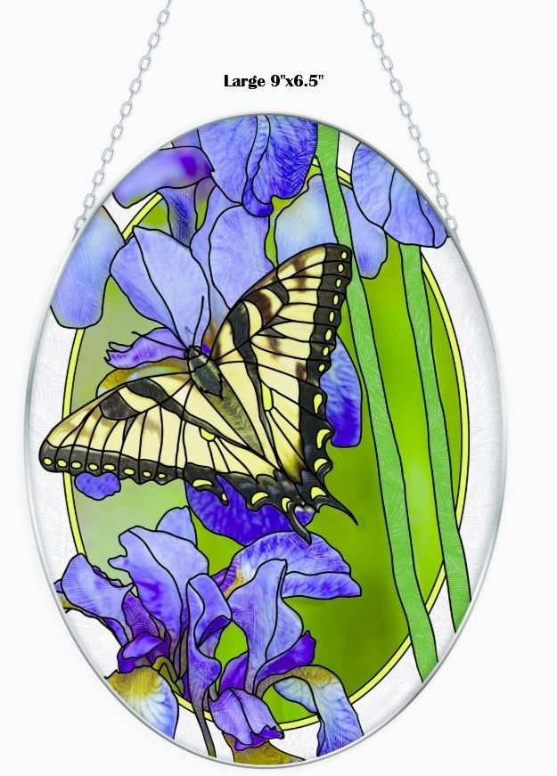 Suncatcher - Swallowtail Butterfly Oval