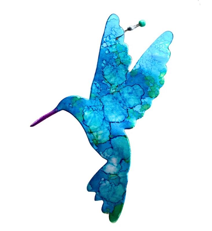 Ornament - Blue Hummingbird