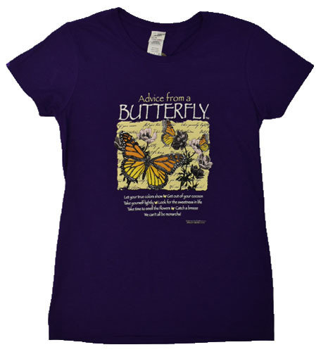 T-Shirt - Advice From a Butterfly