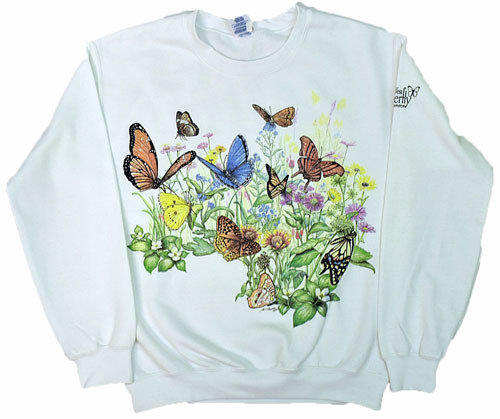 Sweatshirt - Butterfly Garden