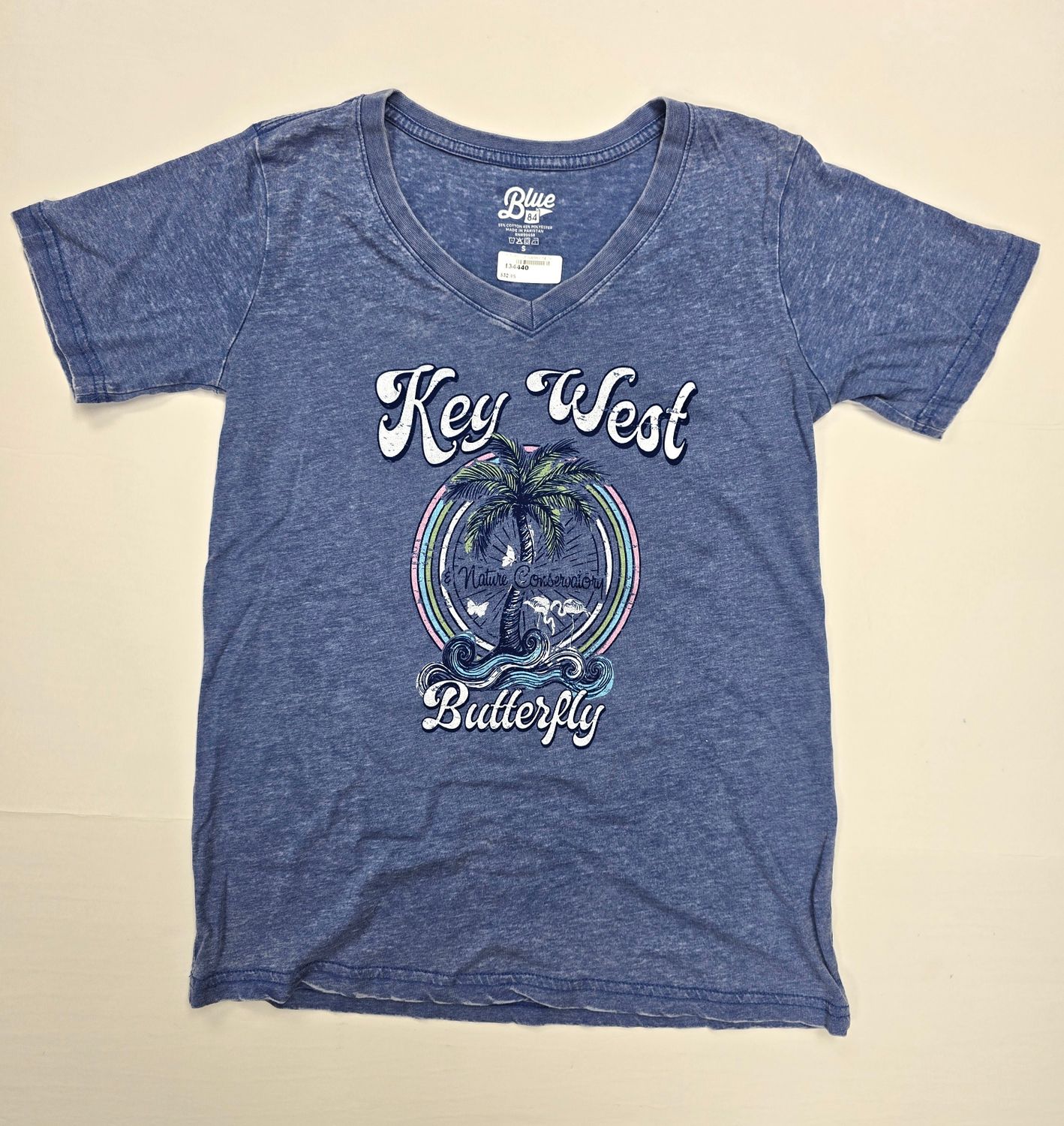 T-Shirt - Burnout Wash V-Neck