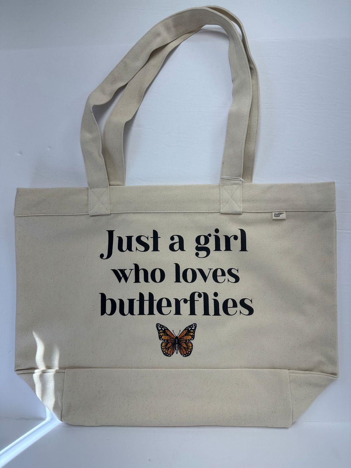 Tote - Just a Girl Who Loves Butterflies