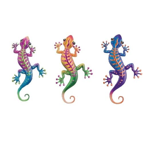 Wall Decor - Striped Gecko 18 inch