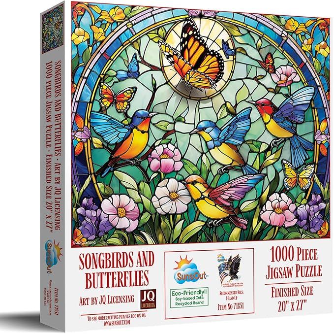 Puzzle - Songbirds and Butterflies