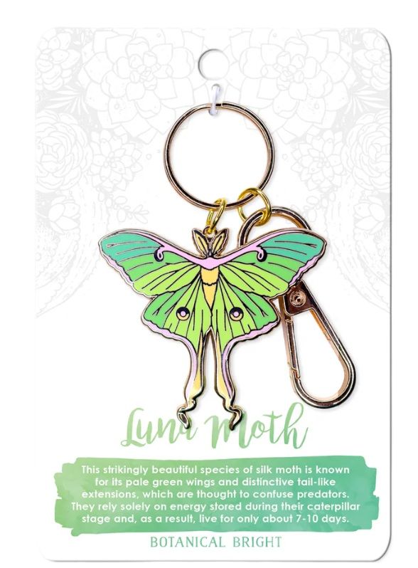 Keychain - Luna Moth