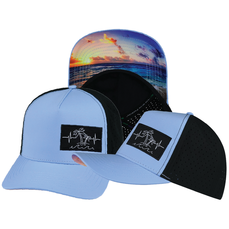 Hat - Blue/Black Beach