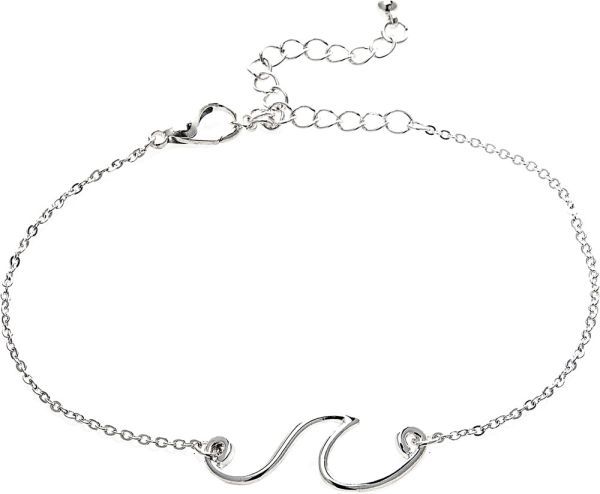 Anklet - Silver Rip Curl Wave