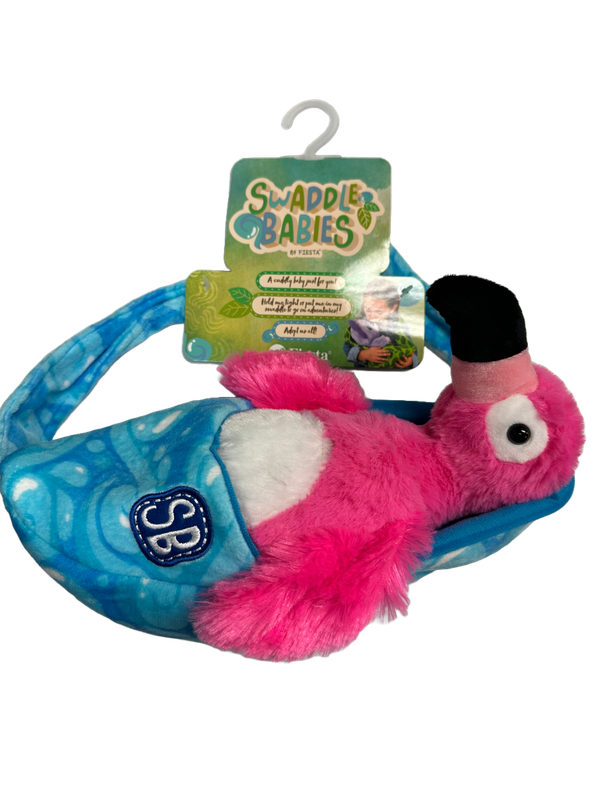 Plush - Swaddle Babies Flamingo