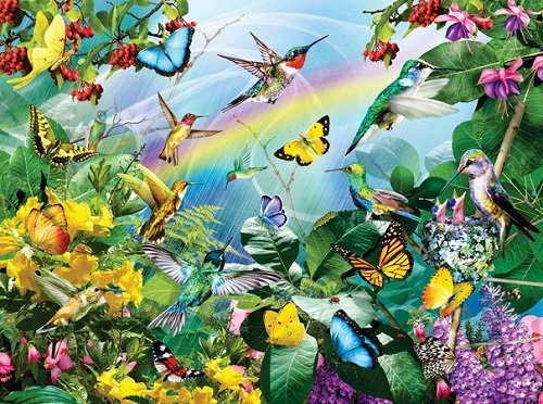 Puzzle - Hummingbird Flight or Hummingbird Sanctuary