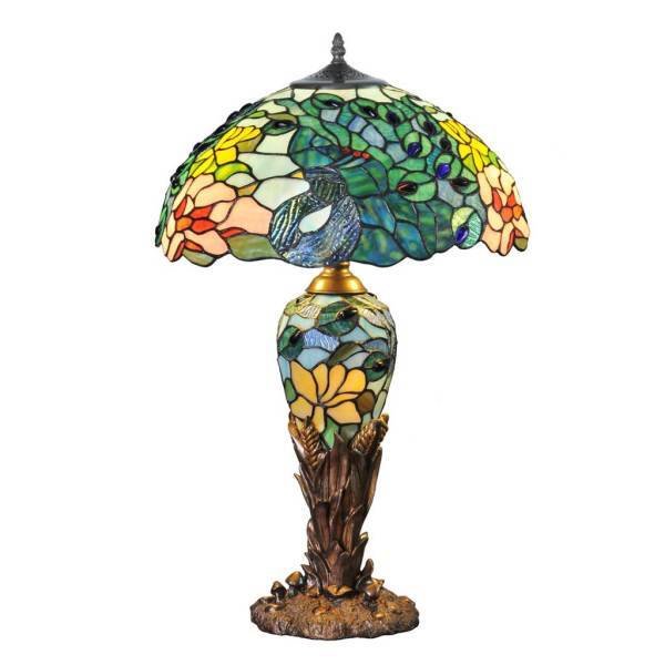 Lamp - Fantastic Peacock Double Lit