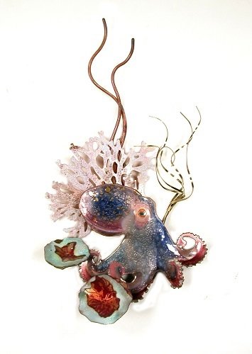 Wall Art - Bovano - Octopus with Coral